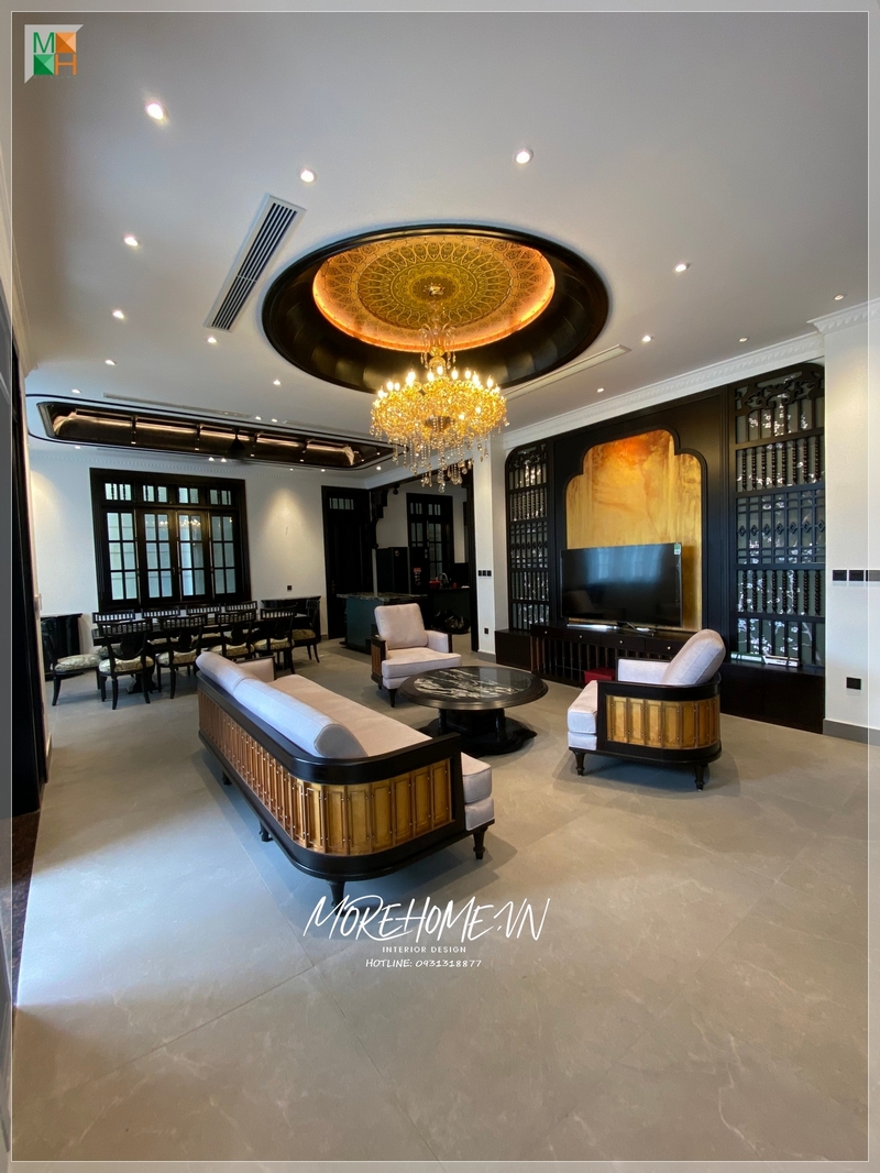 Việc thi công không gian nhà mở thoáng đãng sẽ tạo ra một môi trường sử dụng tiện lợi, và cùng với đó là tính thẩm mỹ cao để thể hiện được gu thẩm mỹ của gia chủ.